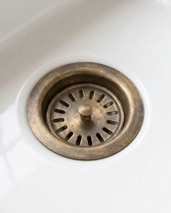 Unlacquered Brass Kitchen Sink Drain Strainer – detail view 5